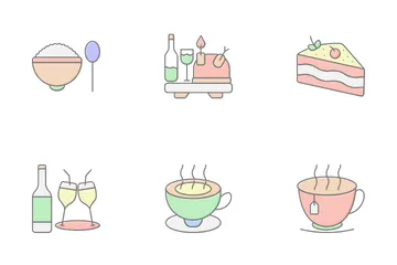 Consegna del cibo Icon Pack