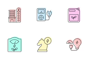 Conservação de energia Icon Pack
