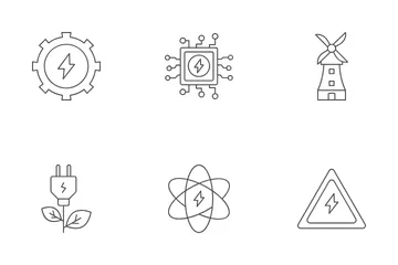 Conservación de energía Paquete de Iconos