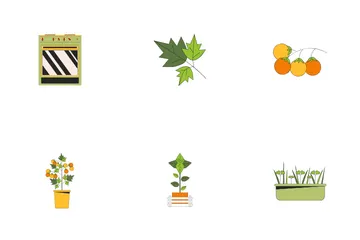 Conservar energía en el hogar Paquete de Iconos