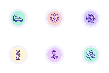 Conservation de l'énergie Pack d'Icônes