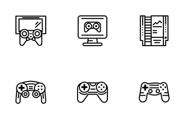 Consola de jogos Pacote de Ícones