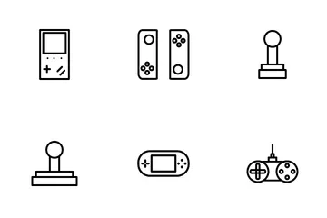 Consola de jogos Pacote de Ícones