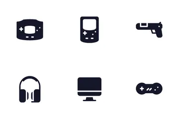 Consola de jogos Pacote de Ícones