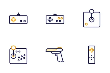 Consola de jogos Pacote de Ícones