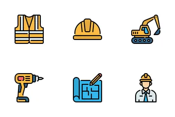 Construção Pacote de Ícones