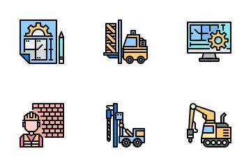 Construcción Paquete de Iconos