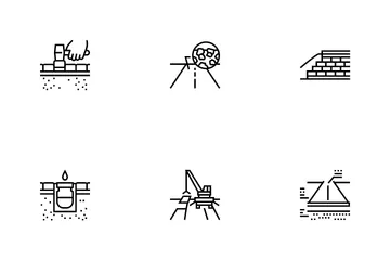 Construcción vial Icon Pack