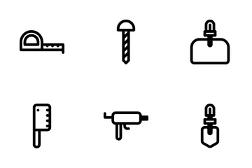 Construcción y edificación Paquete de Iconos