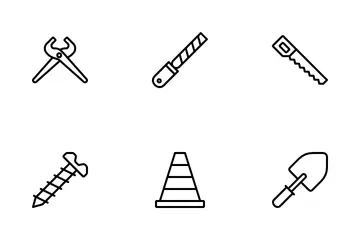 Construcción y herramientas Paquete de Iconos