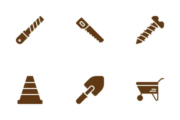 Construcción y herramientas Paquete de Iconos