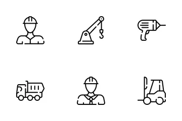 Construcción y herramientas Paquete de Iconos