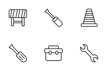 Construcción y herramientas Paquete de Iconos