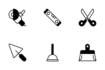 Construcción y herramientas Paquete de Iconos
