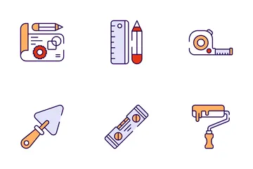 Construcción y herramientas Paquete de Iconos