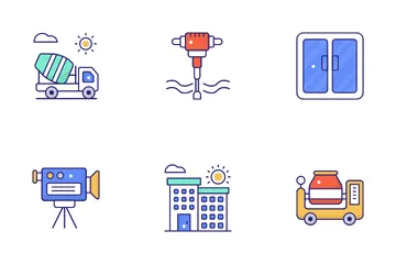 Construcción y herramientas Paquete de Iconos