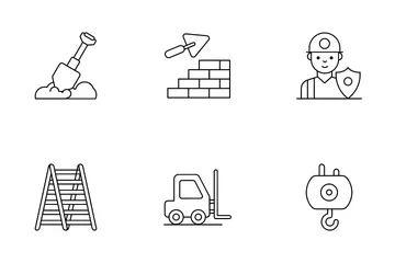 Construcción y herramientas Paquete de Iconos
