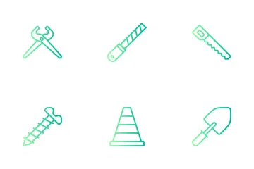 Construcción y herramientas Paquete de Iconos