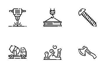 Construction And Tools Icon Pack