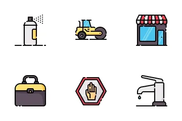 Construction And Tools Vol 1 Icon Pack
