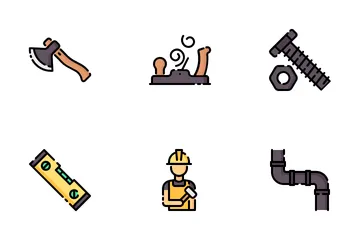Construction And Tools Vol 2 Icon Pack