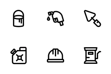 Construction And Transportation Icon Pack
