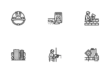 Construction Building And Repair Icon Pack