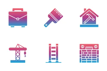 Construction Business Icon Pack