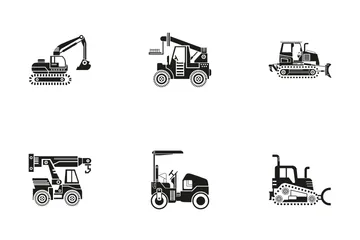 Construction Equipment 1 Icon Pack