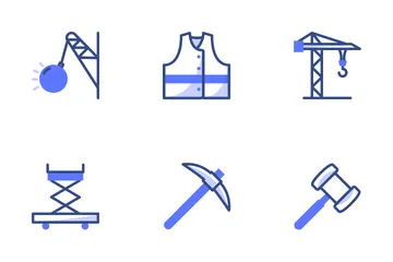 Construction Equipment Icon Pack