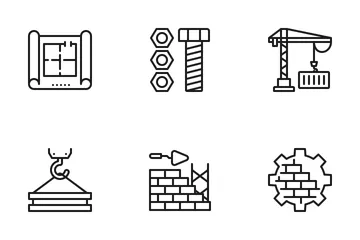 Construction et industrie Pack d'Icônes