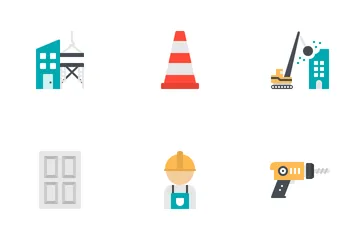 Construction Flat Icon Pack