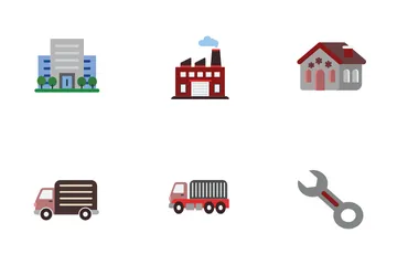 Construction Material Icon Pack