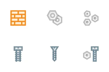 Construction Materials Icon Pack