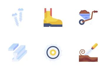 Construction Materials Icon Pack