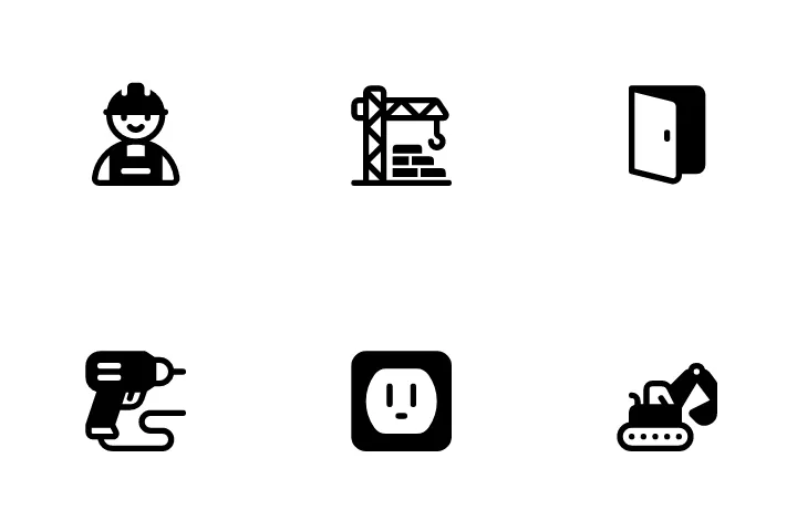 8,239 Construction Project Icon Packs - Free in SVG, PNG, GIF | IconScout