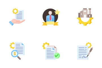 Construction Project Management Icon Pack