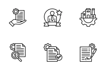 Construction Project Management Icon Pack