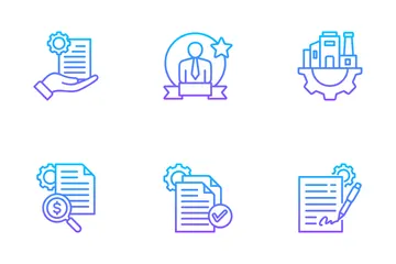 Construction Project Management Icon Pack