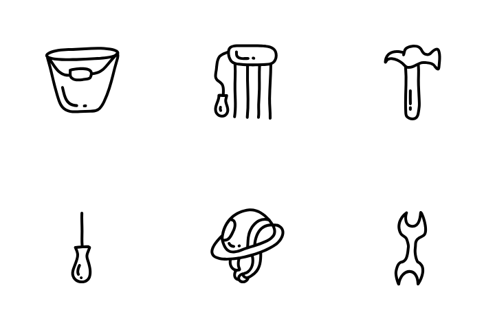 Multifunctional drain cleaning claw doodle icon Vector Image