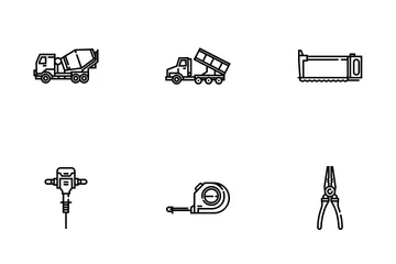 Construction Tool Icon Pack