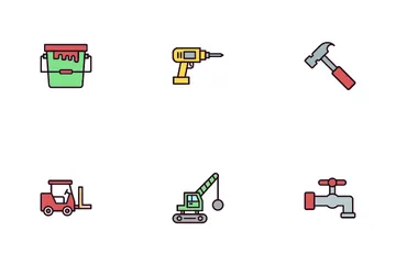 Construction Tools Icon Pack