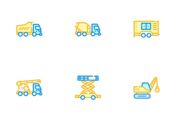 Construction Vehicle Icon Pack