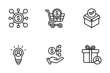 Consumer Behaviour Icon Pack