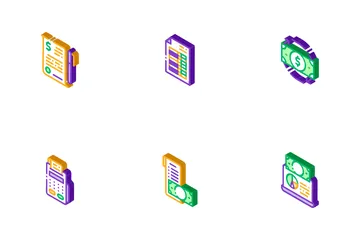 Contabilidade Financeira Icon Pack