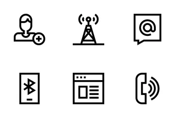 Contact And Communication Icon Pack