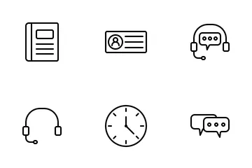 Contact And Support Icon Pack