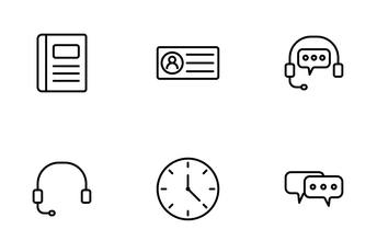 Contact And Support Icon Pack