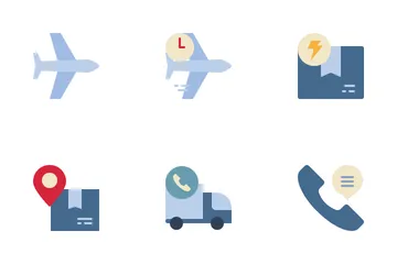 Contact Delivery Customer Services Icon Pack