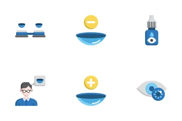 Contact Lense Icon Pack